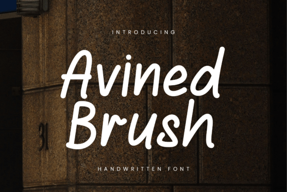 Avined Brush: A Handwritten Font for Digital Branding