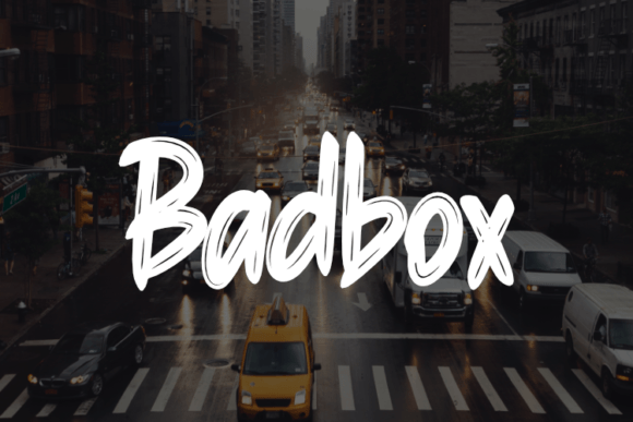 Badbox: A Bold Typeface for Digital Branding and Web Design