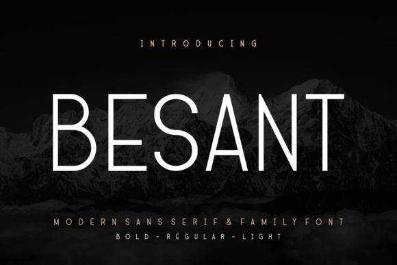 Besant Font: A Bold Choice for Digital Branding