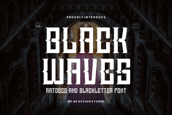 Black Waves Font: A Bold Typeface for Digital Design