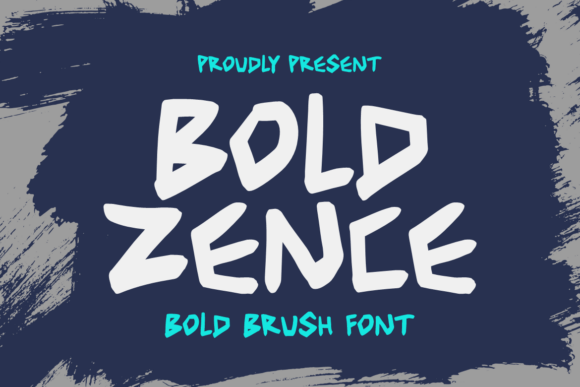 Boldzence: A Bold Brush Font for Editorial Energy