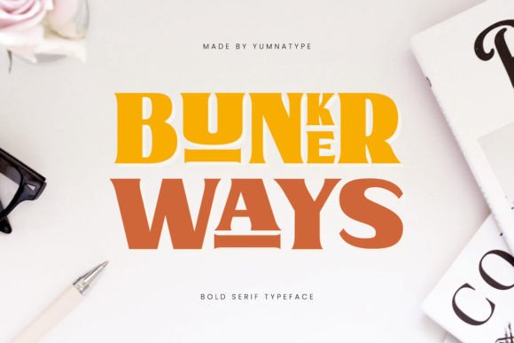 Bunker Ways Font: A Bold Statement for Digital Design