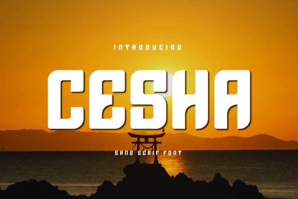 Cesha Font: A Bold, Modern Typeface for Web Design