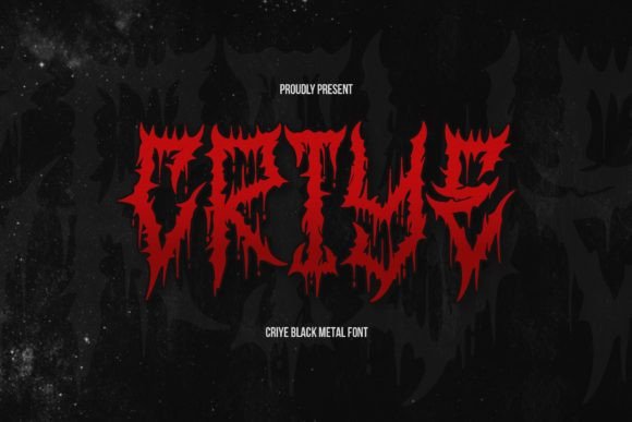 Criye Font: A Gothic Typeface for Bold Creations