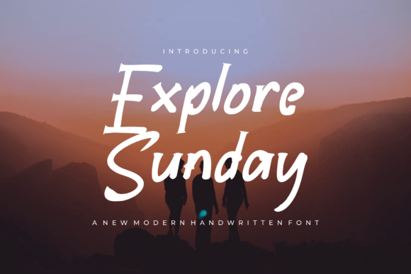 Explore Sunday: A Script Font for Creative Projects