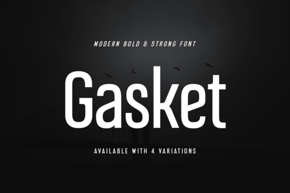 Gasket: A Bold Sans Serif Font for Modern Web Design