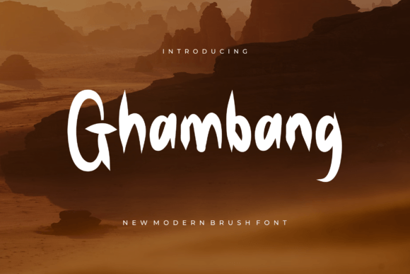 Ghambang Font: A Bold Typeface for Memorable Branding