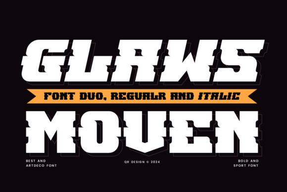Glaws Moven Font: Powering Bold Campaigns with a Slab Serif Edge