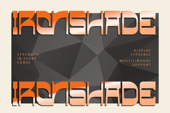 Ironshade: A Display Font for Editorial Impact