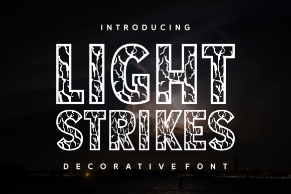 Light Strikes: A Dynamic Typeface for Bold Branding
