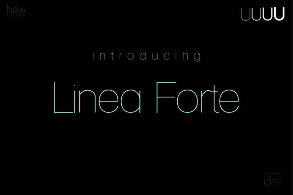 Linea Forte: A Modern Font for Building a Strong Brand