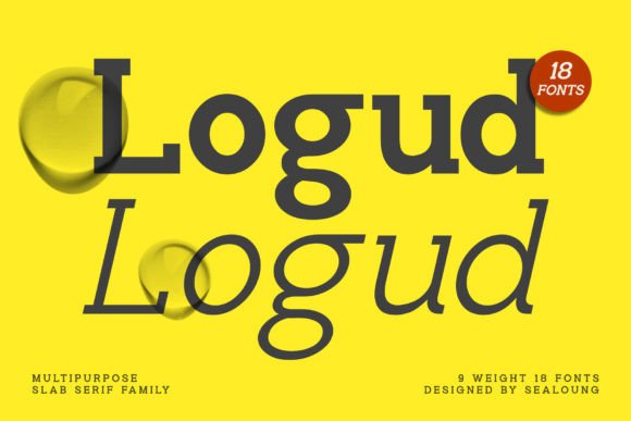 Logud: A Versatile Serif Font for Stronger Brand Visuals