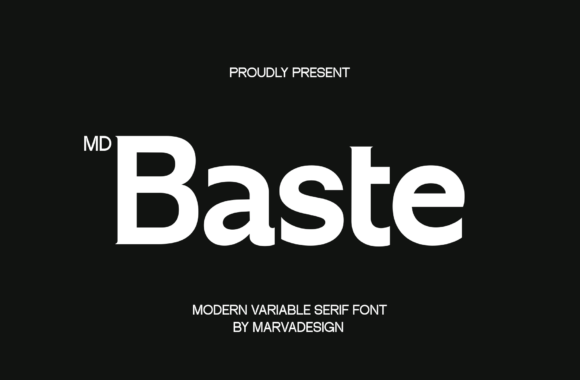 Md Baste: A Sophisticated Typeface for Editorial Design