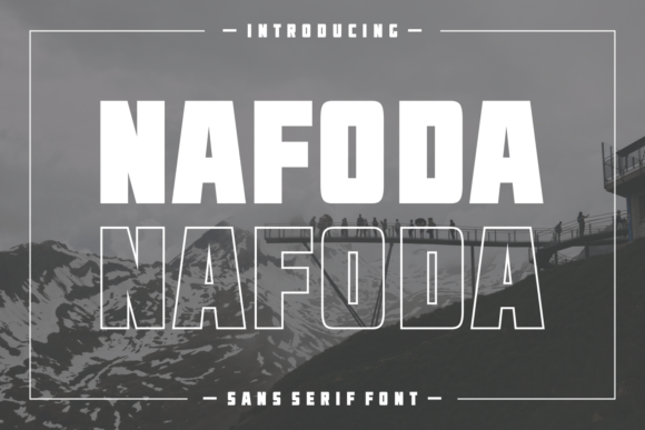 Nafoda: A Modern Typeface for Practical Design