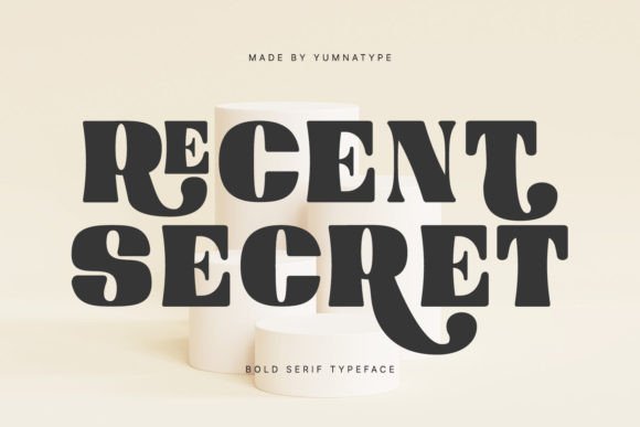 Recent Secret: A Typeface That Commands Attention