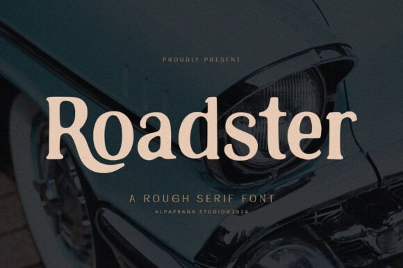 Roadster Font: A Bold Typeface for Craft Creations