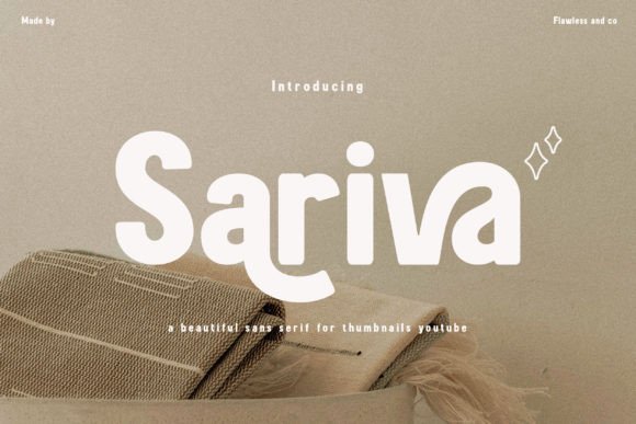 Sariva: A Modern Typeface for Captivating Editorial Design