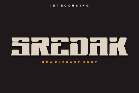 Sredak: A Bold and Elegant Typeface for Editorial Excellence