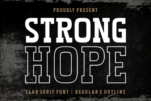 Strong Hope Font: A Bold Slab Serif for Digital Branding