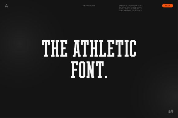 The Athletic Font: A Designer’s Perspective on Bold Typography