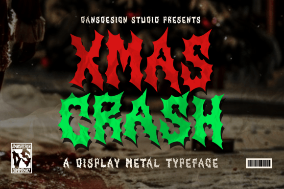 Xmas Crash: The Edgy Typeface That Shakes Up Holiday Campaigns